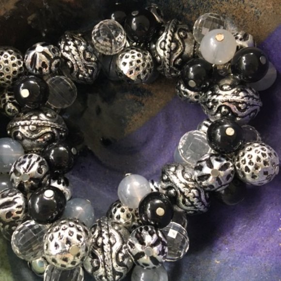 It's Party Time! Stunning, NWOT, Sophisticated, Fun, Statement, Bracelet OS. - Picture 3 of 3